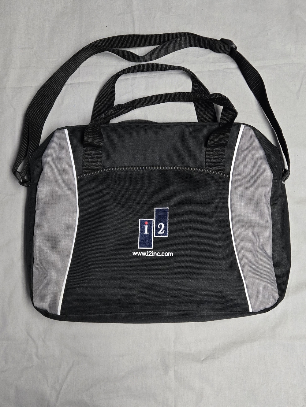 (3 For $10!) i2 Basic Laptop Bag Black Grey